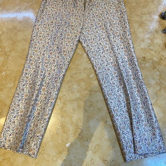 Tory Burch Pants - LIKE NEW Tory Burch Lined Floral Printed Pants
